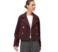 Fieldjacket ZERO "Damen in Wolloptik", Damen, Gr. 44, palazzo, Stoff, Obermaterial: 100% Polyester, V-Ausschnitt, Jacken (36333818-44) palazzo