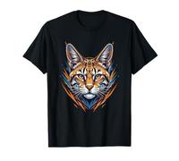 Fierce Lynx Bobcat Portrait Wild Cat Power T-Shirt