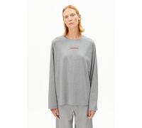 FIETAA SMILE LANGARMSHIRT | 100% Bio-Baumwolle - grau (L)