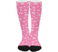 fifbird Blob Fish Blobfish Socken für Herren, Crew-Mittelwade, lässig, lange Socken, Strümpfe, Laufen, Sport, Reisen, 42 cm, siehe abbildung, One size