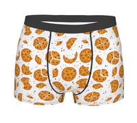 fifbird Herren Boxer Gelb Keks Slip für Unterwäsche Unterhose mit elastischem Gürtel, mehrfarbig, XL