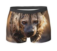 fifbird Herren Boxer Lone Hyena Slip, atmungsaktiv und leicht, geeignet für den Alltag, Unterwäsche Unterhose mit elastischem Gürtel, Schwarz , M