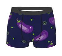 fifbird Herren-Boxershorts, atmungsaktiv, weich, leicht, Stretch, Unterwäsche für Herren, aubergine, L