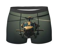 fifbird Herren-Boxershorts, Helikopter-Slip, kein Eingriff für Feuchtigkeitstransport, Stretchhose, Unterwäsche, Unterhose mit elastischem Gürtel, Schwarz , S