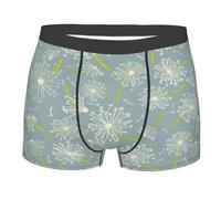 fifbird Herren-Boxershorts, Pusteblumen-Druck, Komfort, Stretch-Bund, Shorts, Unterwäsche für Männer, mehrfarbig, L