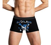 fifbird Lion Rampant Schottland Schottische lustige Herren-Boxershorts, weiche Unterwäsche, bedruckte Unterhose, Shorts, Siehe Abbildung, XL