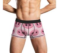 fifbird Niedliche Schweinsnase, lustige Herren-Boxershorts, weiche Unterwäsche, bedruckte Unterhose, Shorts, Siehe Abbildung, L