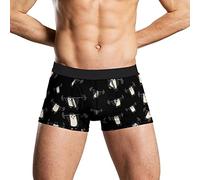 fifbird Pinguin-Boxershorts für Herren, zum Gewichtheben, weiche Unterwäsche, bedruckte Unterhose, Shorts, Siehe Abbildung, S