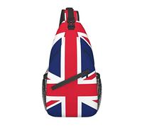 fifbird Union Jack Crossbody Sling Rucksack Sling Bag Reise Wandern Brusttasche Tagesrucksack, siehe abbildung, One size