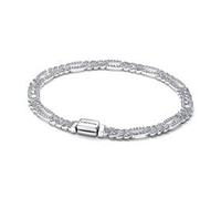Figaroarmband Damen, 925er Silber, Zirkonia, Timeless