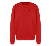 Fightwood® Germany Männer Premium Pullover - Raglan Sweatshirt 235 g/m² | Baumwoll-Mix - Rot / XS
