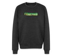 FIGHTWOOD Männer Premium Sweatshirt - mit Logo-Brustprint - Anthrazit meliert / M