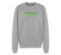 FIGHTWOOD Männer Premium Sweatshirt - mit Logo-Brustprint - Grau meliert / XXL