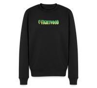 FIGHTWOOD Männer Premium Sweatshirt - mit Logo-Brustprint - Schwarz / M