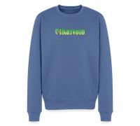 FIGHTWOOD Männer Premium Sweatshirt - mit Logo-Brustprint - Taubenblau / 3XL