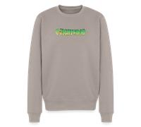 FIGHTWOOD Männer Premium Sweatshirt - mit Logo-Brustprint - Taupe / S