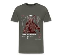 Fightwood Samurai Premium T-Shirt - Nachhaltig, Bequem & Stylisch - Asphalt / M