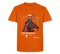 Fightwood Samurai Premium T-Shirt - Nachhaltig, Bequem & Stylisch - Orange / XXL