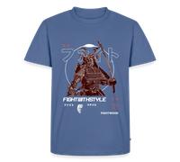 Fightwood Samurai Premium T-Shirt - Nachhaltig, Bequem & Stylisch - Taubenblau / XS