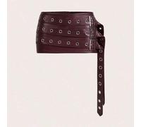 Figurbetonter Minirock aus PU mit drapiertem Dekor und extrem niedriger Taille