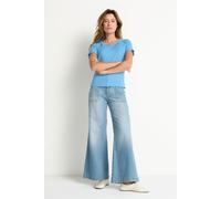 Figurbetontes Rippshirt XS sailor sky
