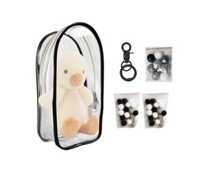 Figures Display Pouch - Doll Carrying Case, Collectible Figures Display Case | Portable Figure Display Storage Bags, Waterproof Cotton Doll Pack, Doll Display Case with Balls for Anime Cartoon Dolls