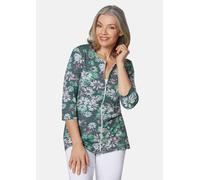 Figurumspielende Shirtjacke blau 38