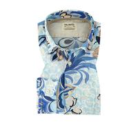 FIL NOIR Hemd Herren Slim Fit Langarm Baumwolle blau, 39