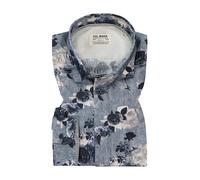 FIL NOIR Hemd Herren Slim Fit Langarm Baumwolle blau, 39