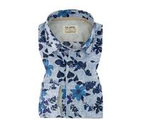 FIL NOIR Hemd Herren Slim Fit Langarm Baumwolle blau, 41