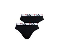 Herren Boxershorts Fila Man Brief 2 pack - Schwarz M