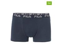 Fila 2er-Set Boxershorts in Dunkelblau - Größe L | Herren Waesche
