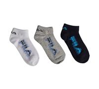 FILA 3er-Pack F1425 Unsichtbare Baumwollsocken für Jungen und Mädchen