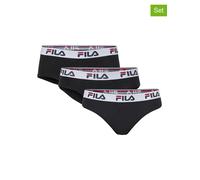 Fila 3er-Set: Unterhosen in Schwarz - Größe L | Damen Unterteile