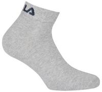 FILA 3P Quarter Plain Socks Grau Gr 39/42