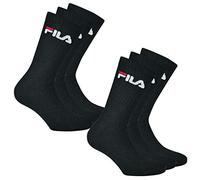 FILA Socken 3er-Pack Damen Schwarz Größe 35-38