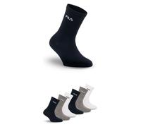 Socken FILA, Damen, Gr. 27-30, schwarz, weiß, Baumwollmischung, Socken Socken, breites Rippenbündchen, Cotton-Mix, Unisex (32909122-27) schwarz, weiß