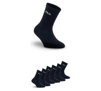 Fila 6er-Set Socken in Schwarz - Größe 31-34 | Kinder Socken Strumpfhosen