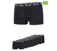 Fila 8er-Set Boxershorts in Schwarz - Größe M | Herren Waesche
