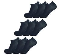 FILA 9 Paar Socken Invisible Sneakers Unisex einfarbig 35-46 3x 3er Pack UK