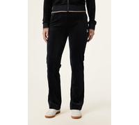 FILA Adriano Straight Velour Track Pants Black Größe: S | Jogginghosen Outlet | Damen | Schwarz
