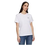 FILA Damen T-Shirt, 2er Pack - BARI tee double pack, Rundhals, Kurzarm, Baumwolle Schwarz/Weiß M