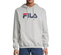 FILA Barumini Herren Hoodie Kapuzen-Pullover Pulli Sweater Baumwoll-Sweatshirt FAU0068-80000 Grau-Meliert M