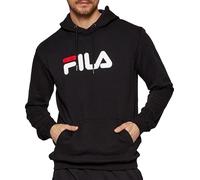 FILA Barumini Hoodie Herren Kapuzen-Pullover Pulli Sweater Baumwoll-Sweatshirt FAU0068-80010 Schwarz M
