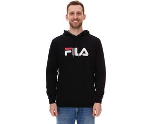 FILA Barumini Hoodie Herren Kapuzen-Pullover Pulli Sweater Baumwoll-Sweatshirt FAU0068-80010 Schwarz M