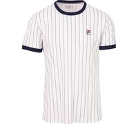 Fila BB1 Streifen T-Shirt 48-S Weiß/Blau