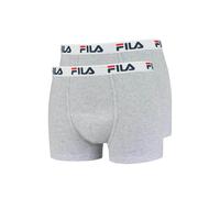 FILA Boxershort 2er Pack Herren hellgrau, M