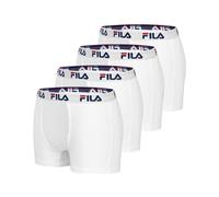 FILA Herren Fi/1bcx4/Fu5016 Retroshorts, Wh, M (4er Pack)
