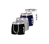Fila Boxershorts für Herren, Baumwolle, atmungsaktiv, Stretch (4 Stück), Größe S, A., S