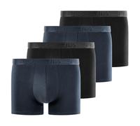 FILA Boxershorts Herren Baumwolle, 4er-Pack, Schwarz 81NM (2XL)